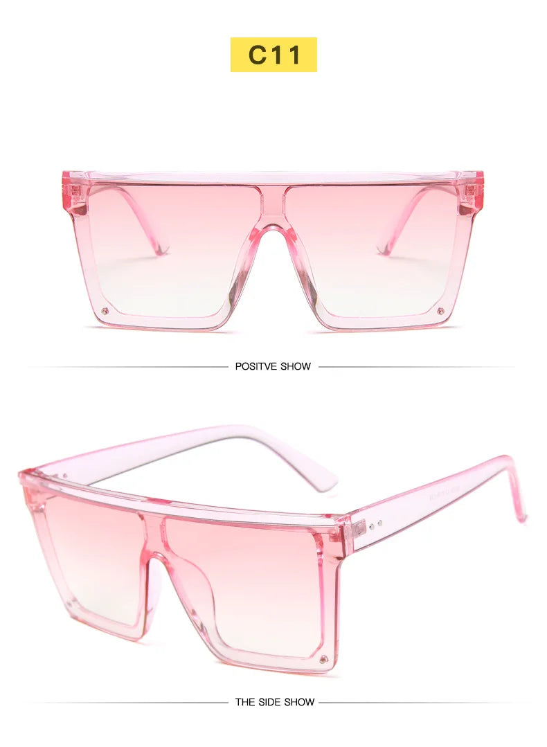 Oversized Square Sunglasses Women