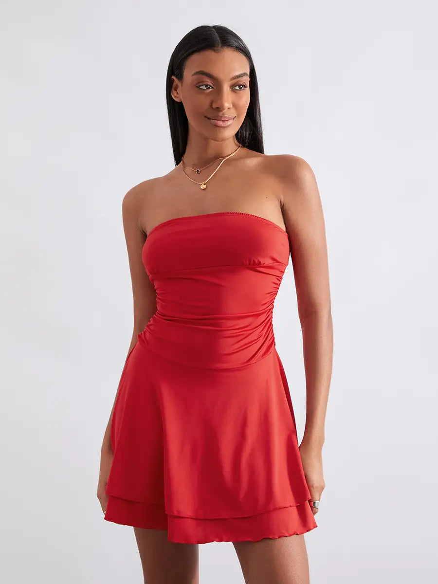Women’s Sleeveless Strapless Dress