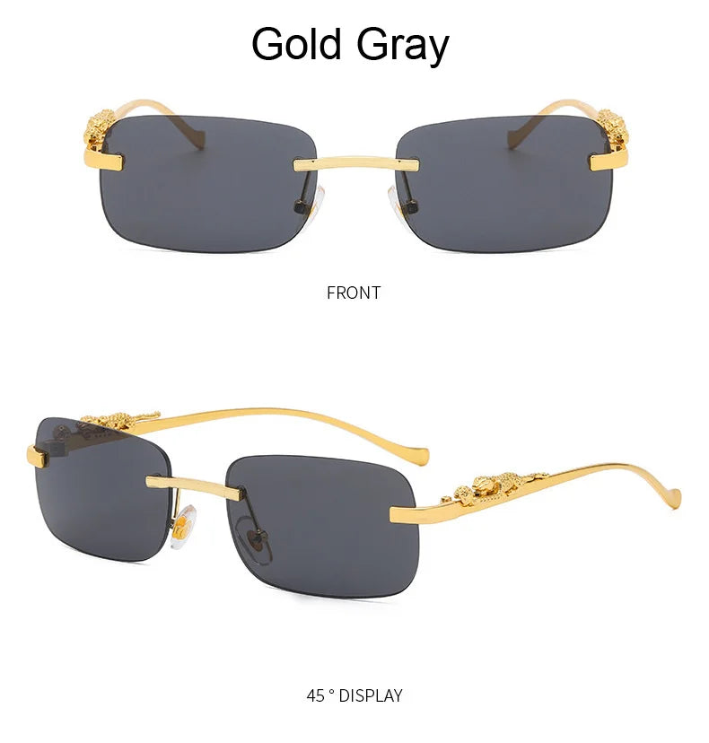 Rimless Square Sunglasses Woman