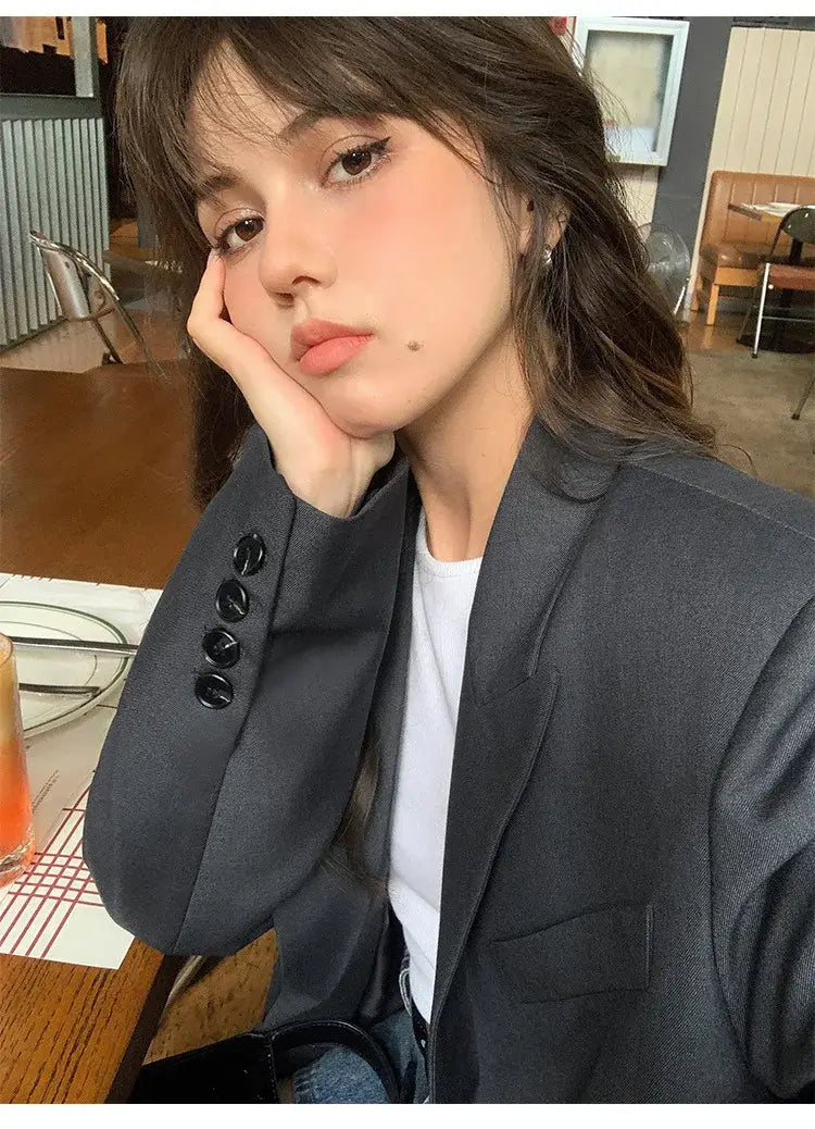 Women’s Loose Retro Small Suit