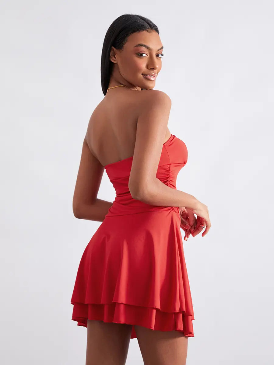 Women’s Sleeveless Strapless Dress