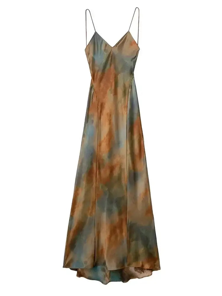 Women’s Open Back Sleeveless Dress