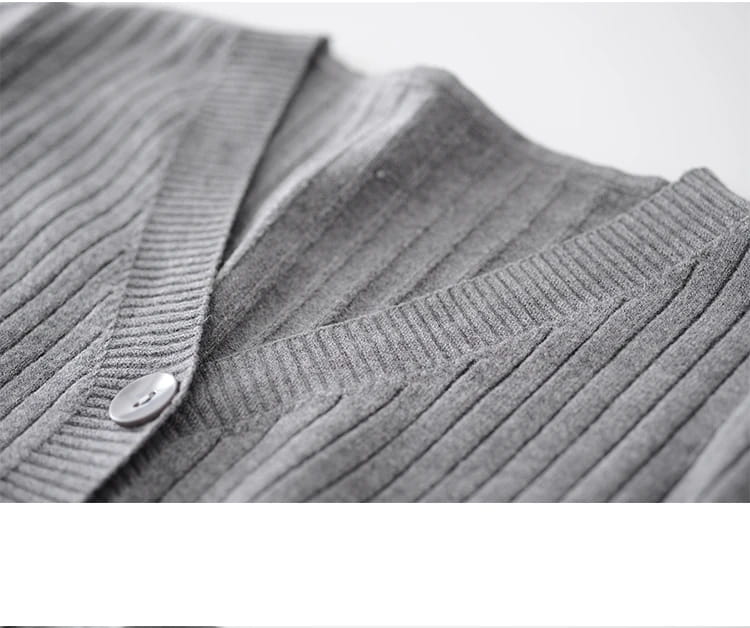 Women Cardigans Sweater V-neck