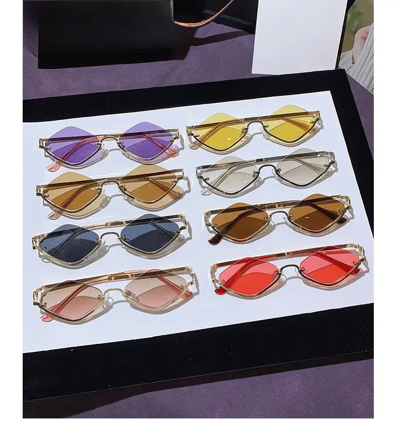 Fashion Small Polygonal Sunglasses Women