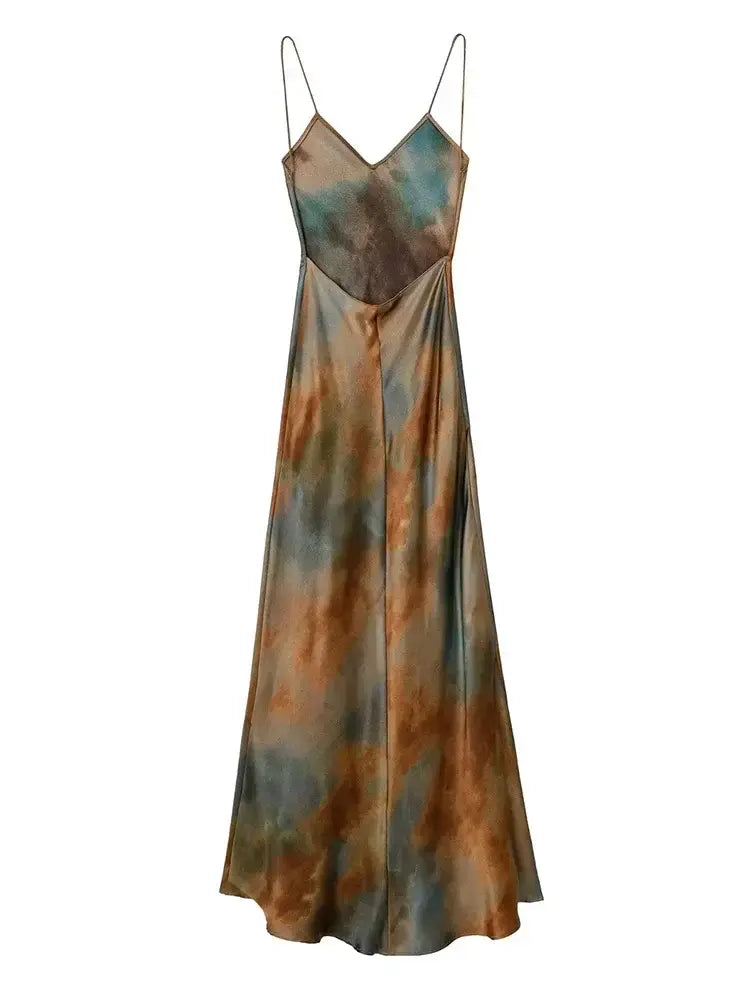 Women’s Open Back Sleeveless Dress