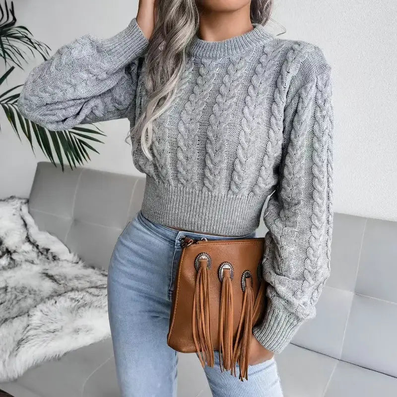 Twists Knitted Pullover