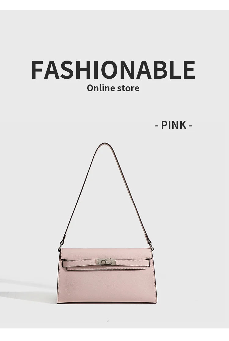 Niche Design Single Shoulder Underarm Square Bag