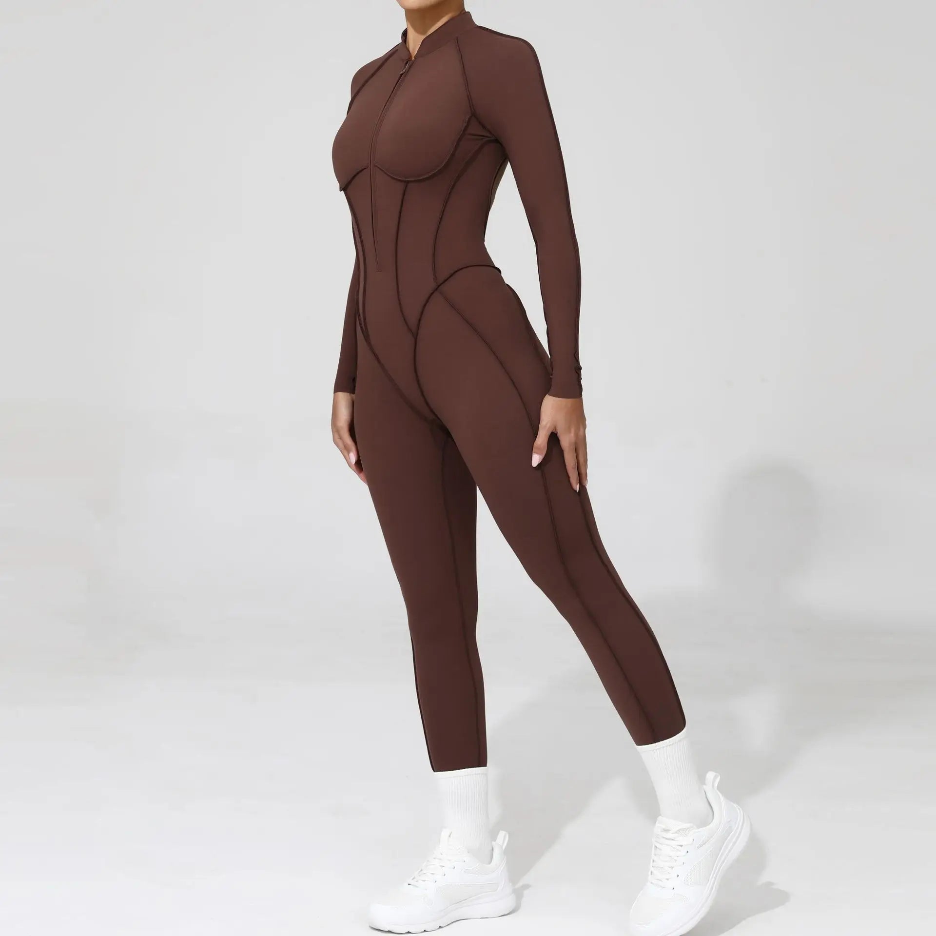 Women One Piece V Back Tracksuit