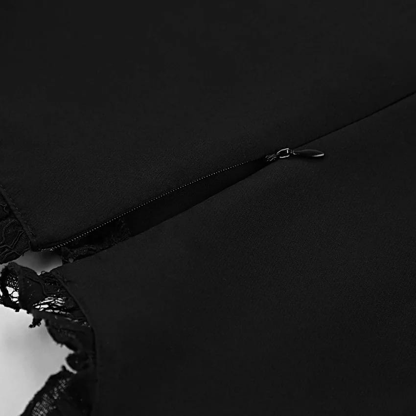 Lace Splice Long Sleeve Dress For Women