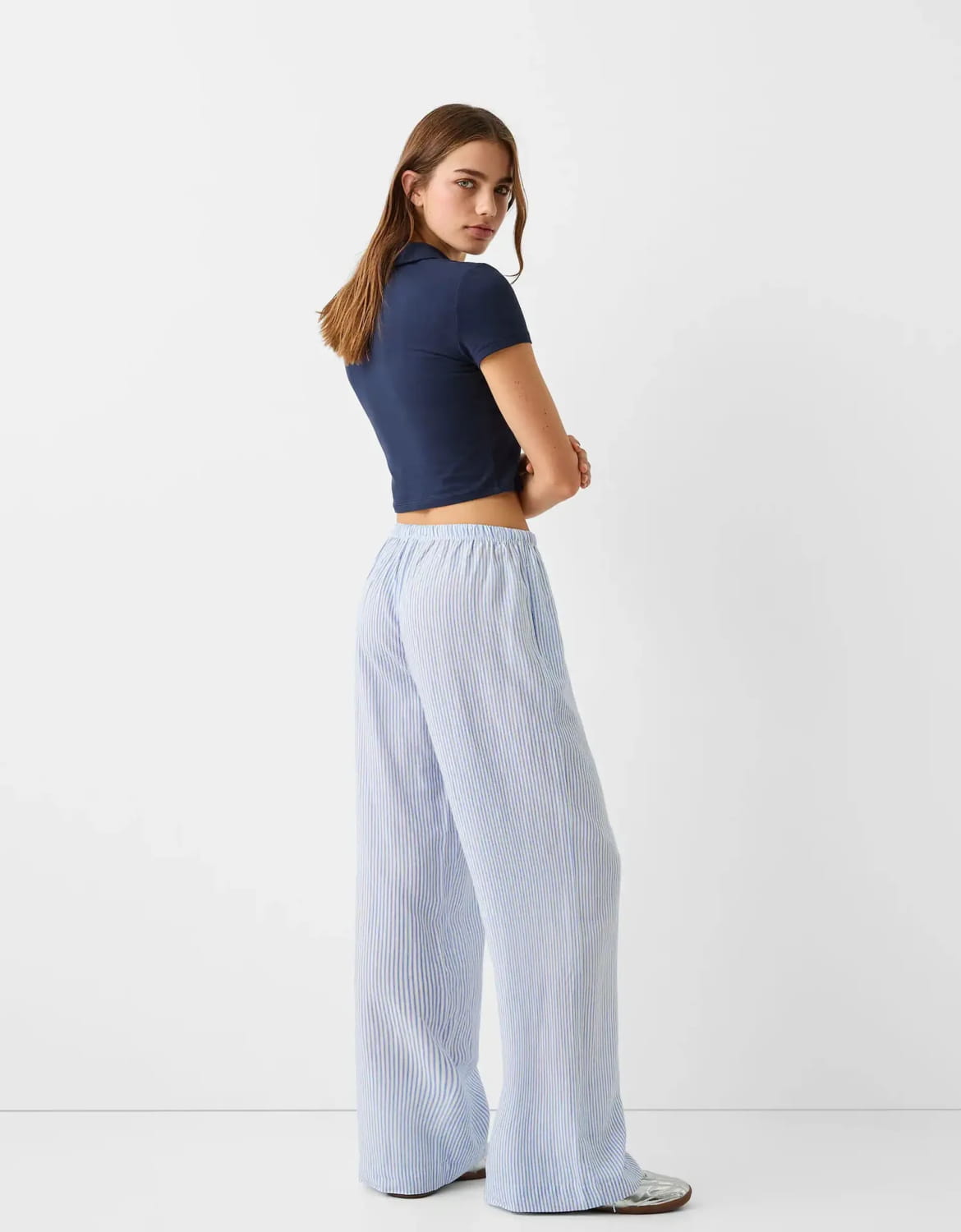 Chic Striped Loose Pants Women’s