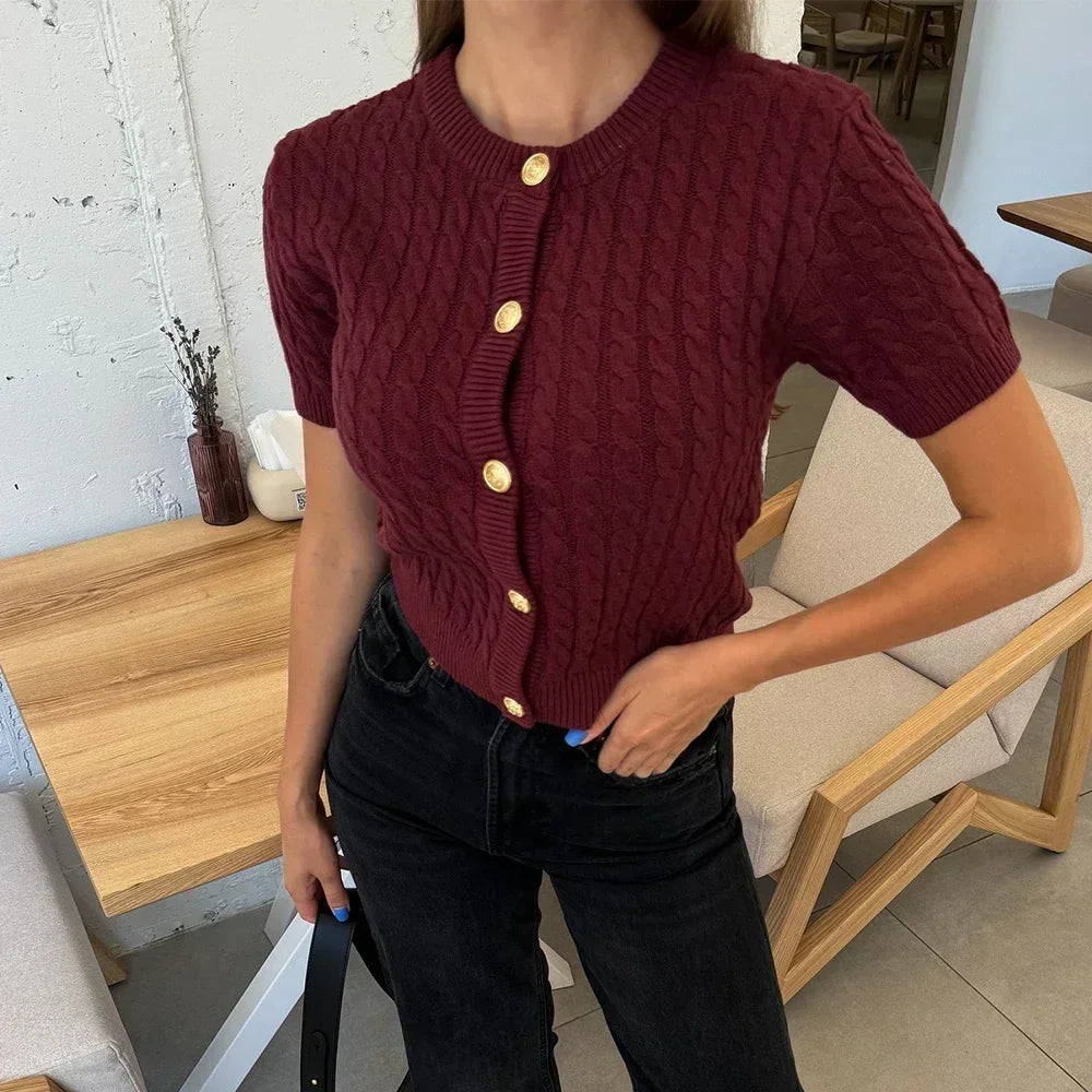 Women Knit Cardigan - Norellé