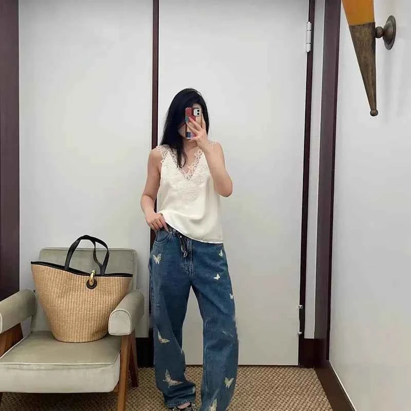 Casual Large Capacity Grass Weaving Golden Buckle Straw Woven Bag