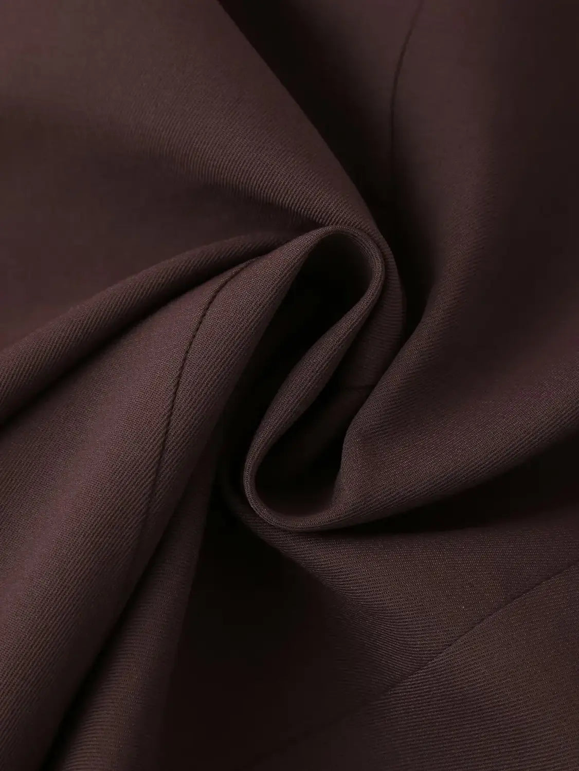 Women Fashion Solid Blazer Lapel Slim Double Breasted Long Suit Coat