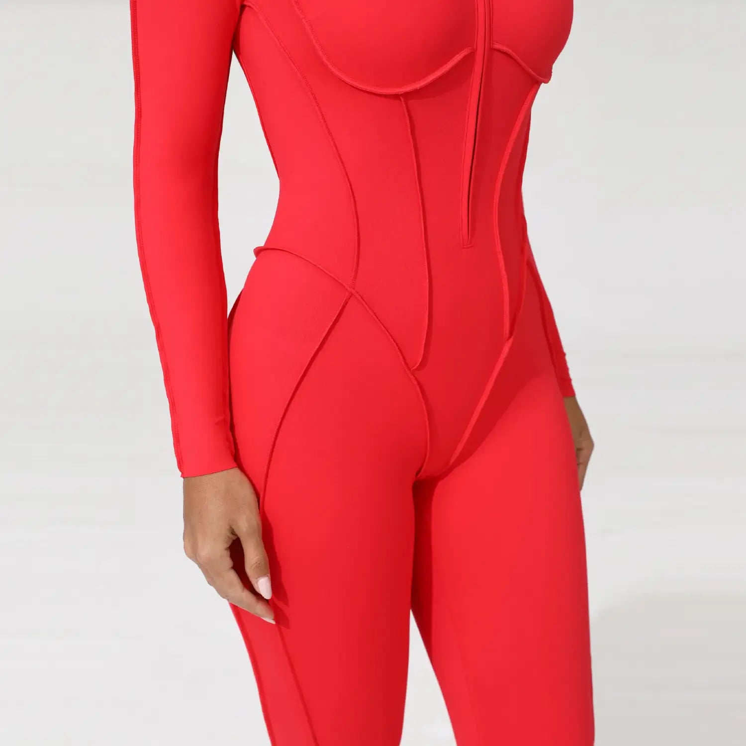 Women One Piece V Back Tracksuit