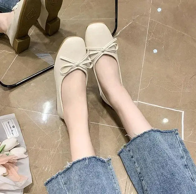 Woman Pumps Square Toe Comfortable Shoes for Women