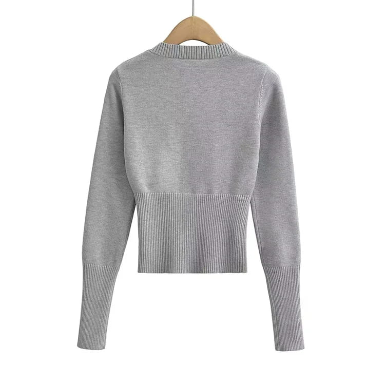 Long Sleeve Knitted Sweater