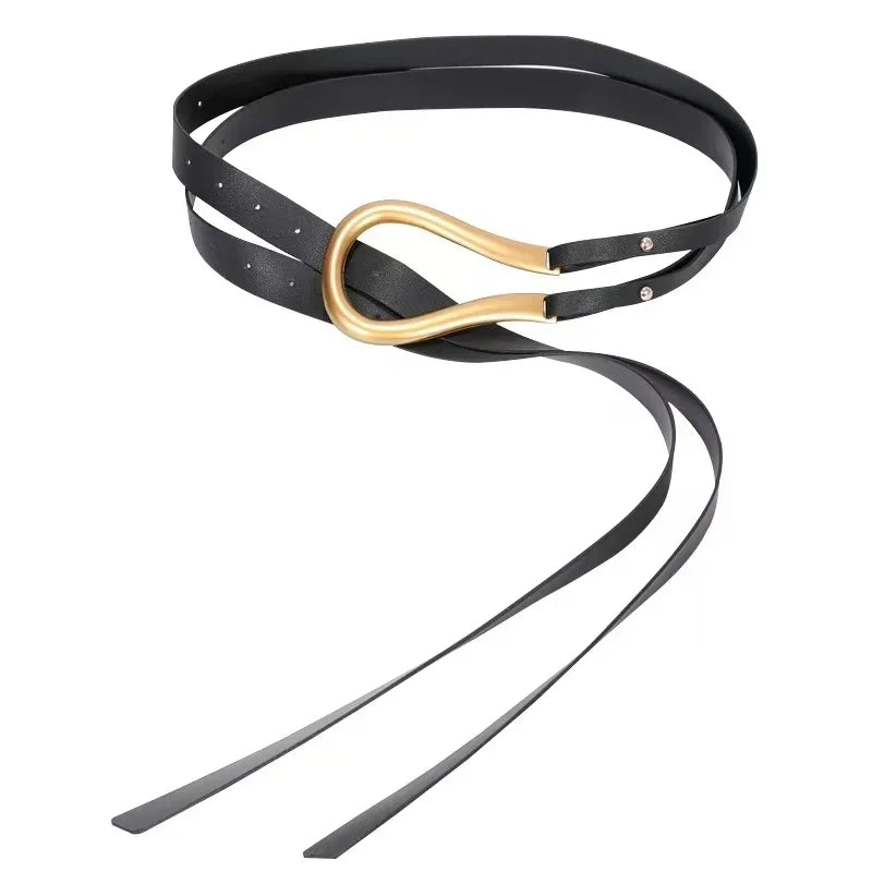 Versatile Horseshoe Buckle Decoration Belt