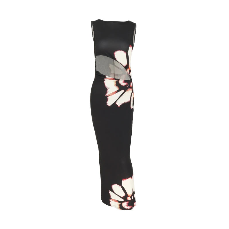Women Summer Dress O-Neck Sleeveless - Norellé