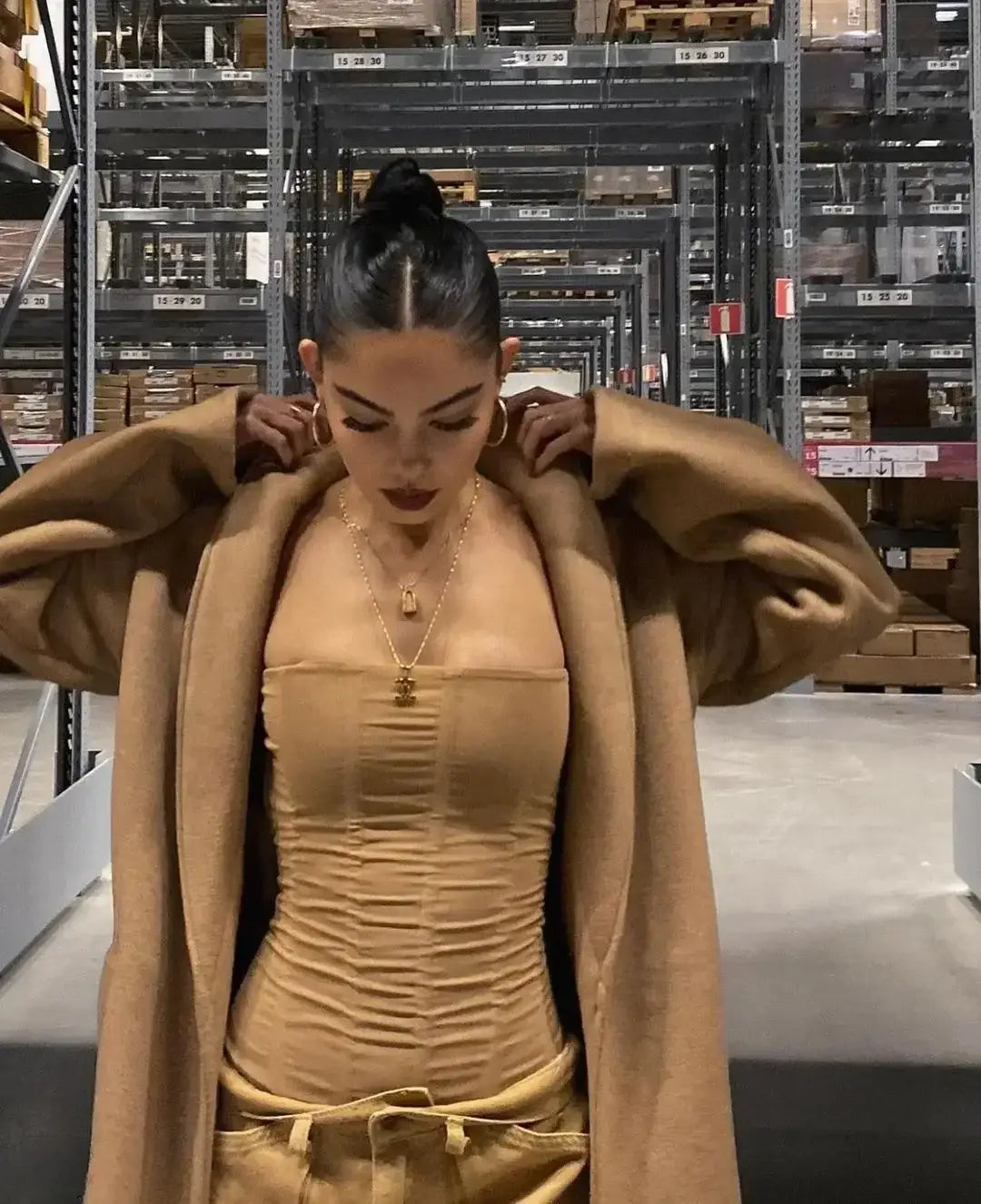 Mesh Backless Vest Strapless Solid Slim Top Women’s