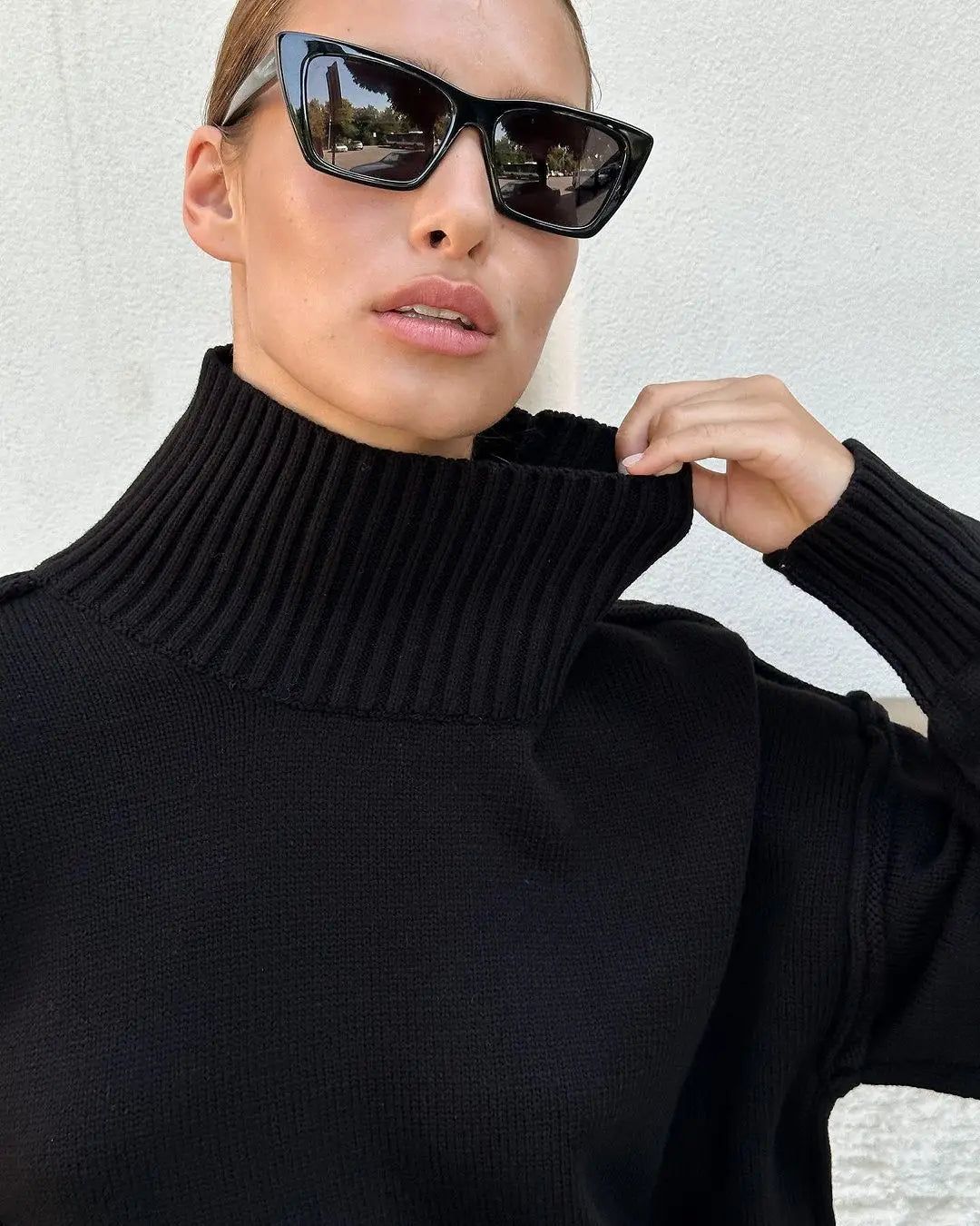 Women’s Knitted Turtleneck Sweater