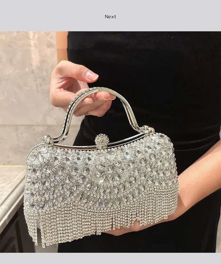 Diamond Evening Clutch Bag