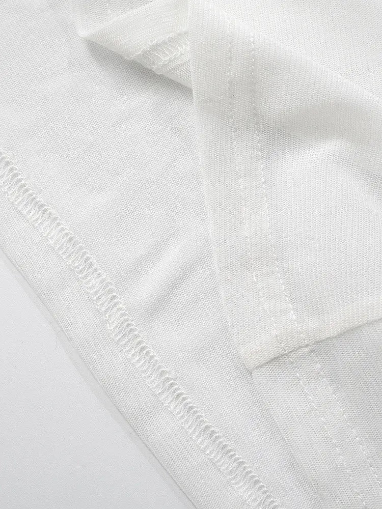 See Through Metal Flower Women Maxi Dress