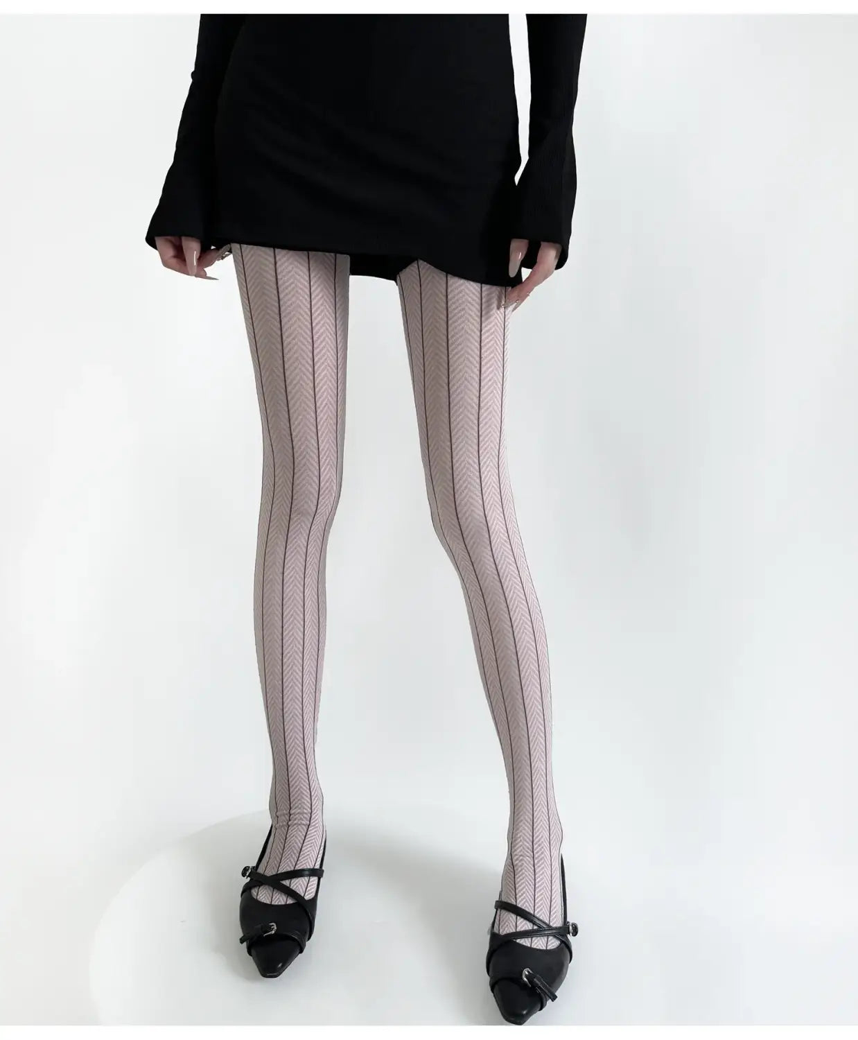 Spring Women’s Tights Striped Patchwork