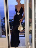 Flower Deep V-Neck Maxi Dress For Women - Norellé