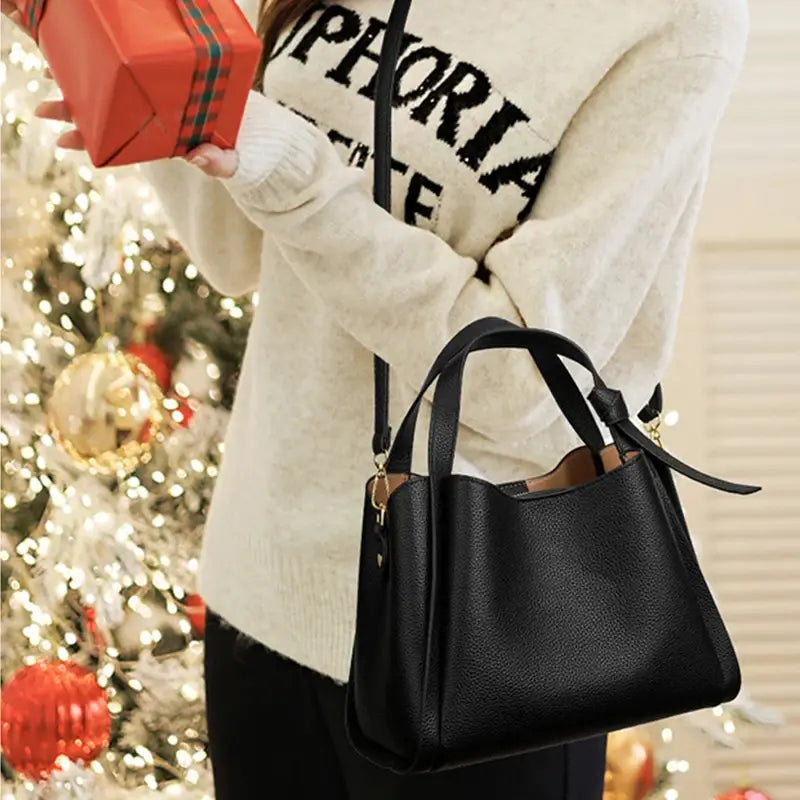 Versatile Bucket Shoulder Bags Women