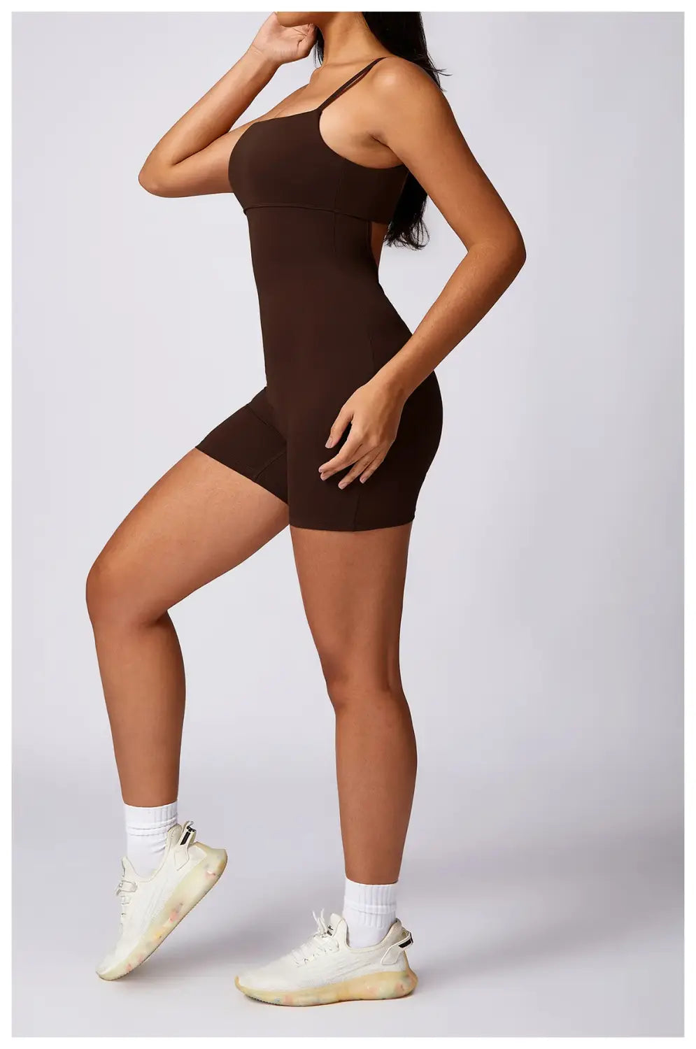 Back V Yoga Set Women Fitness Rompers Sexy One Piece