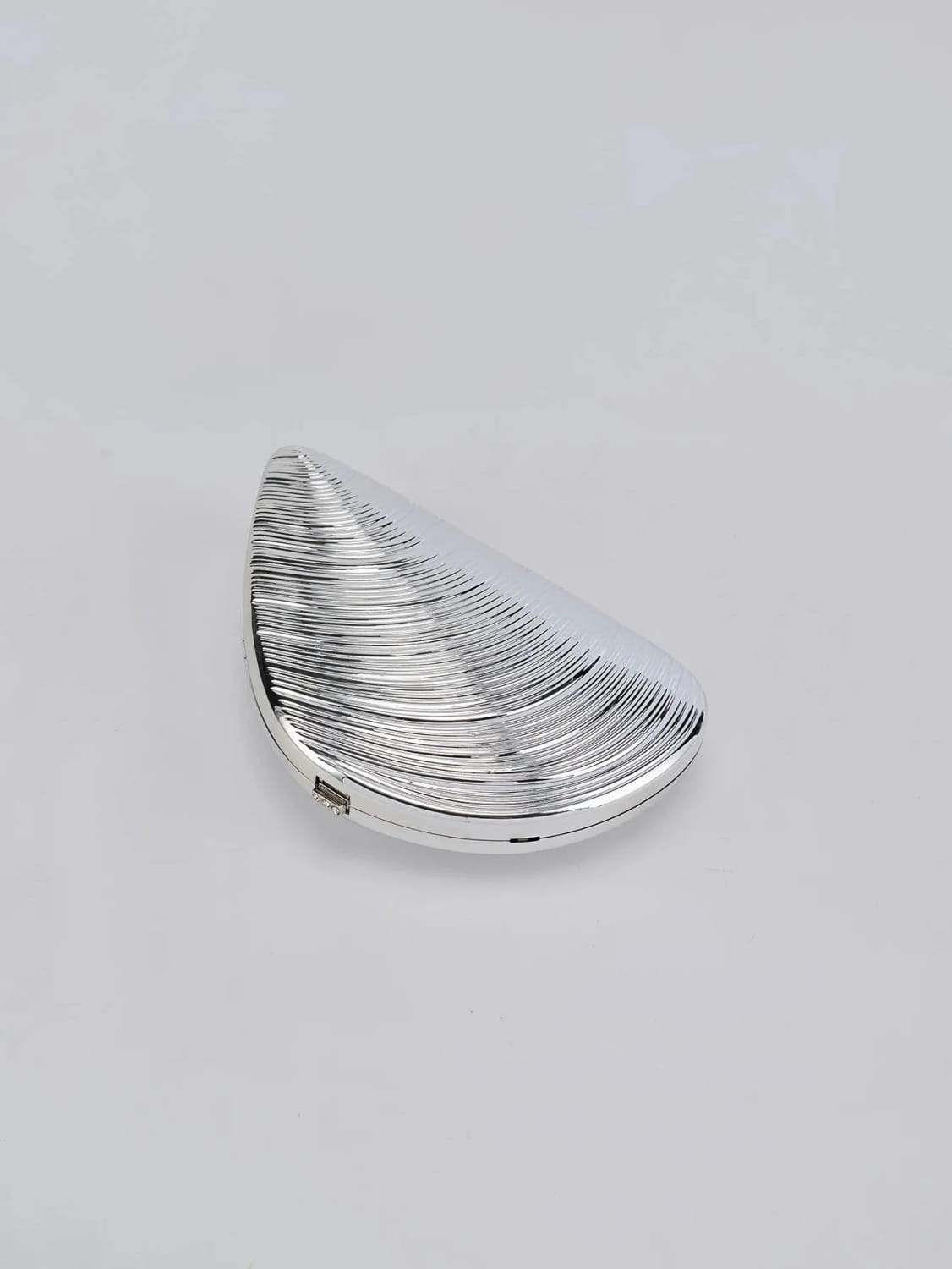 Retro Golden Silver Metal Large Shell Acrylic Bag