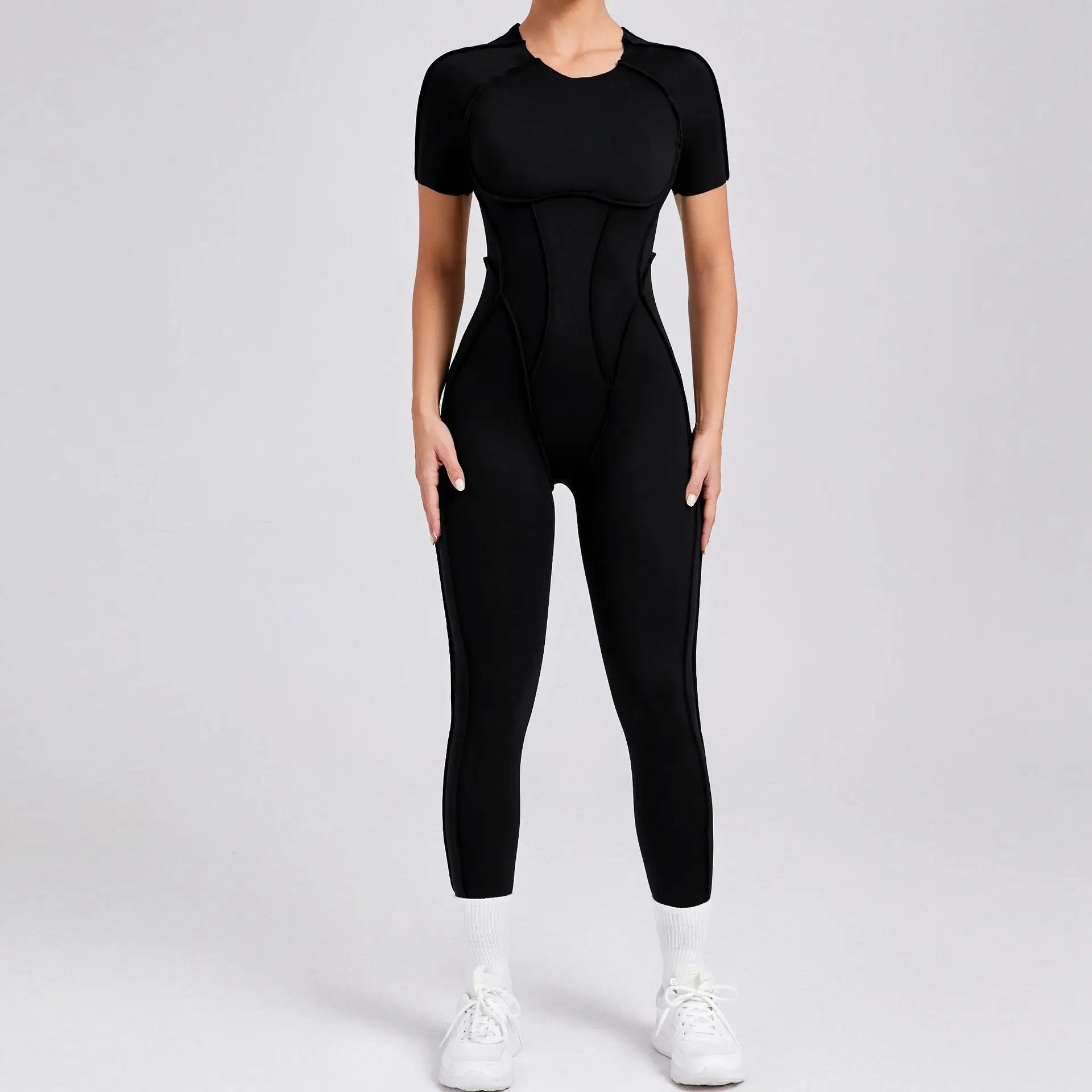 Women’s Sports Bodysuit Kit Yoga Fitness Jumpsuit