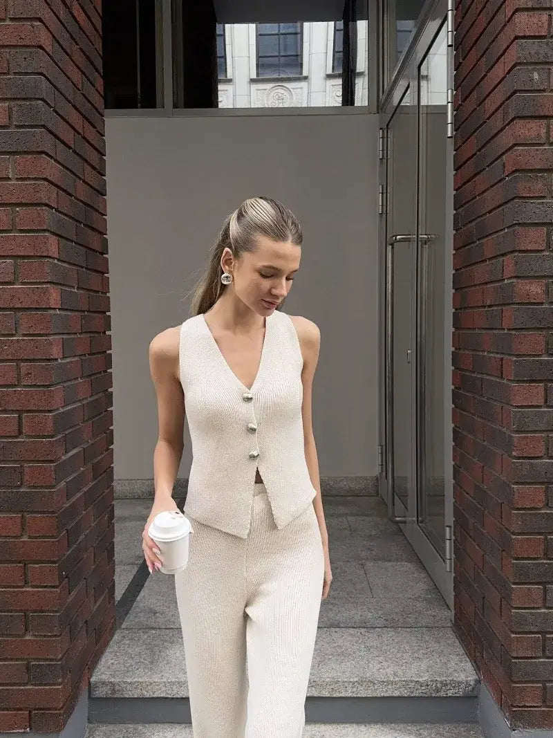 Knit Pant Sets Women