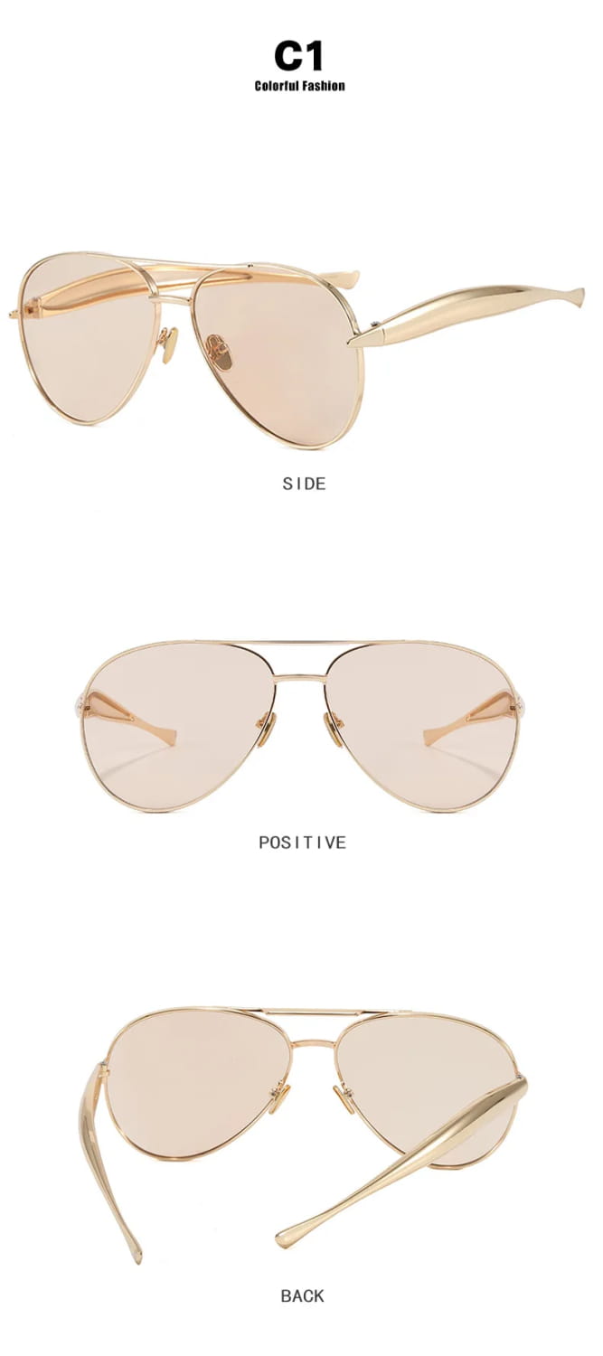 Women’s Oversized Pilot Sunglasses