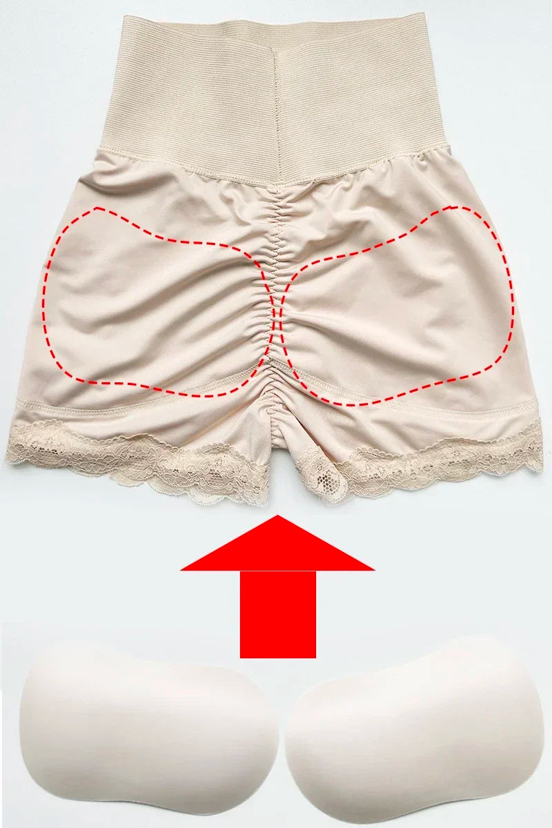 Shapewear Women Hip Butt Pad Control Panties Seamless Fake