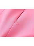 Elegant Ladies Pink Spaghetti Strap Dress Summer - Norellé