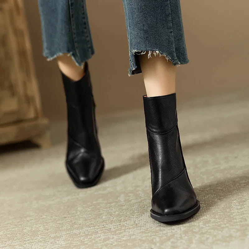 Woman Chunky Ankle Boots Women