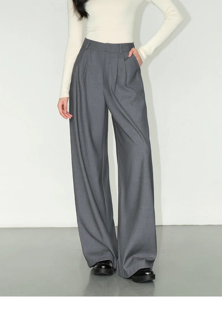 High-waisted Wide-leg Suit Pants Women’s