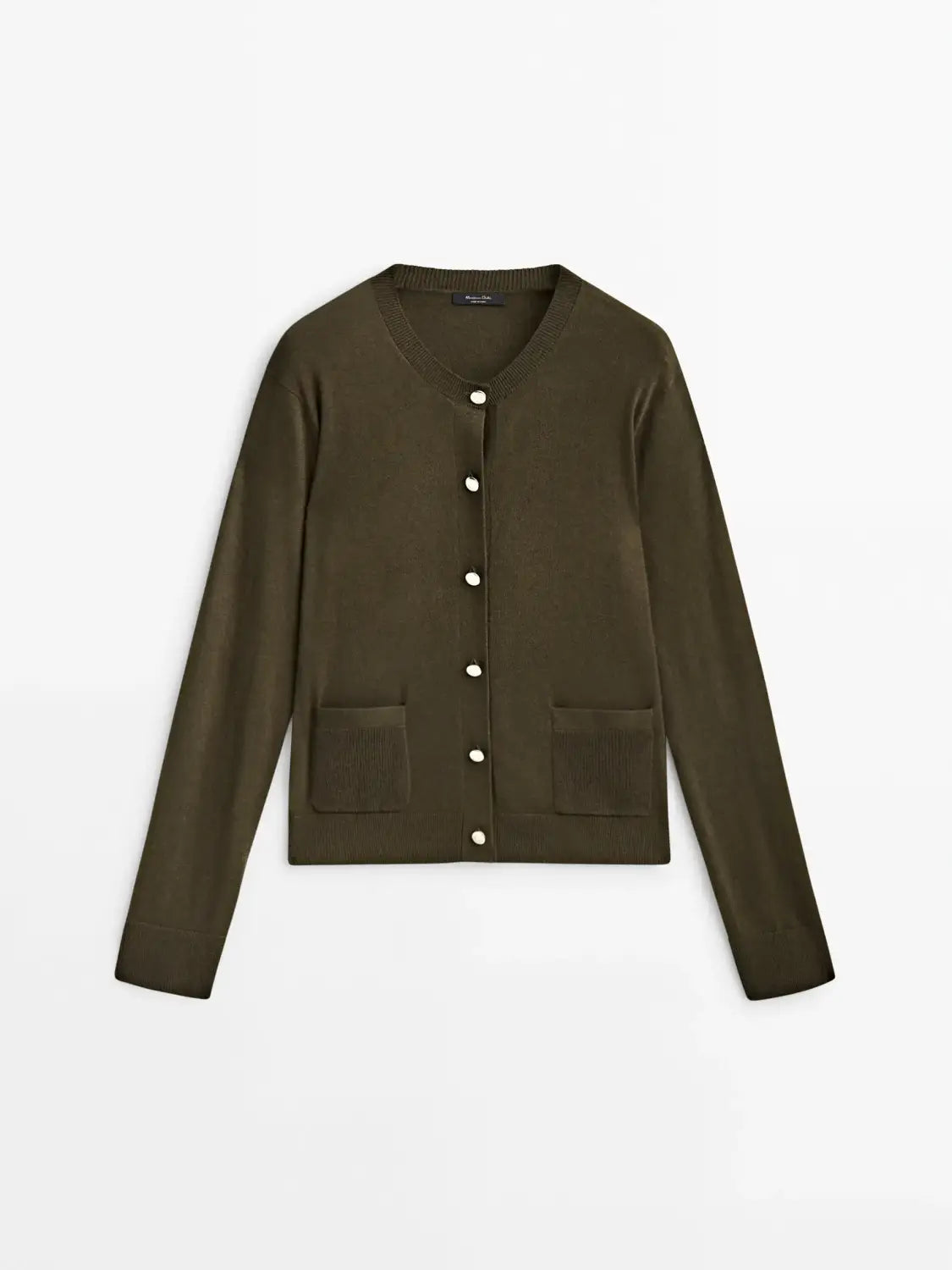 Women’s Casual Little Gold Buckle Knit Cardigan