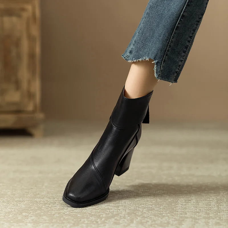 Woman Chunky Ankle Boots Women
