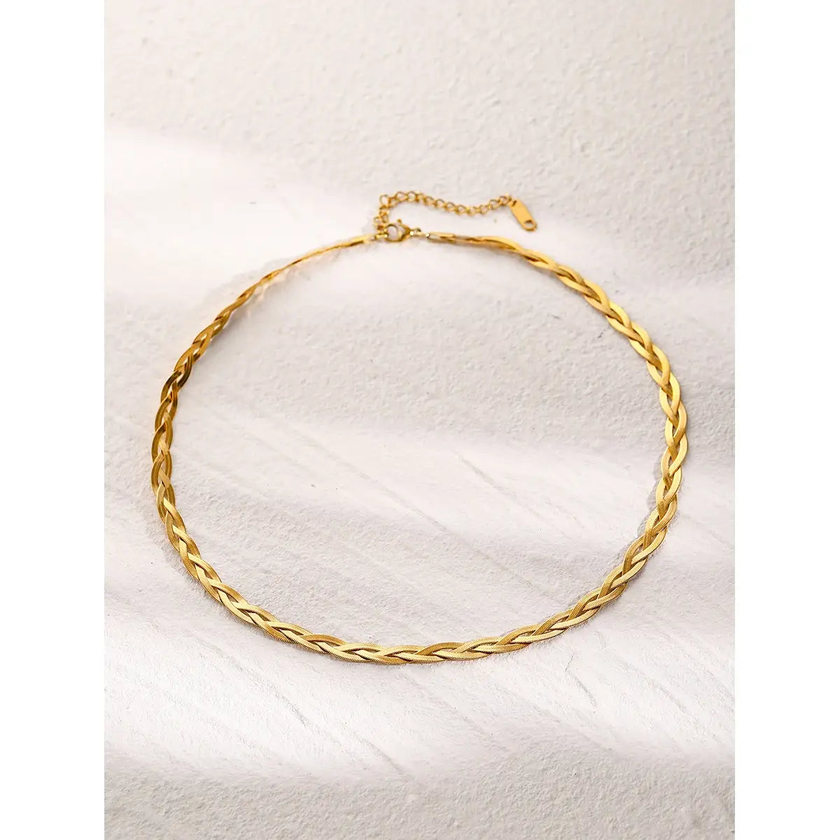 Stainless Steel Snake Pilar Chain Bracelets Necklace