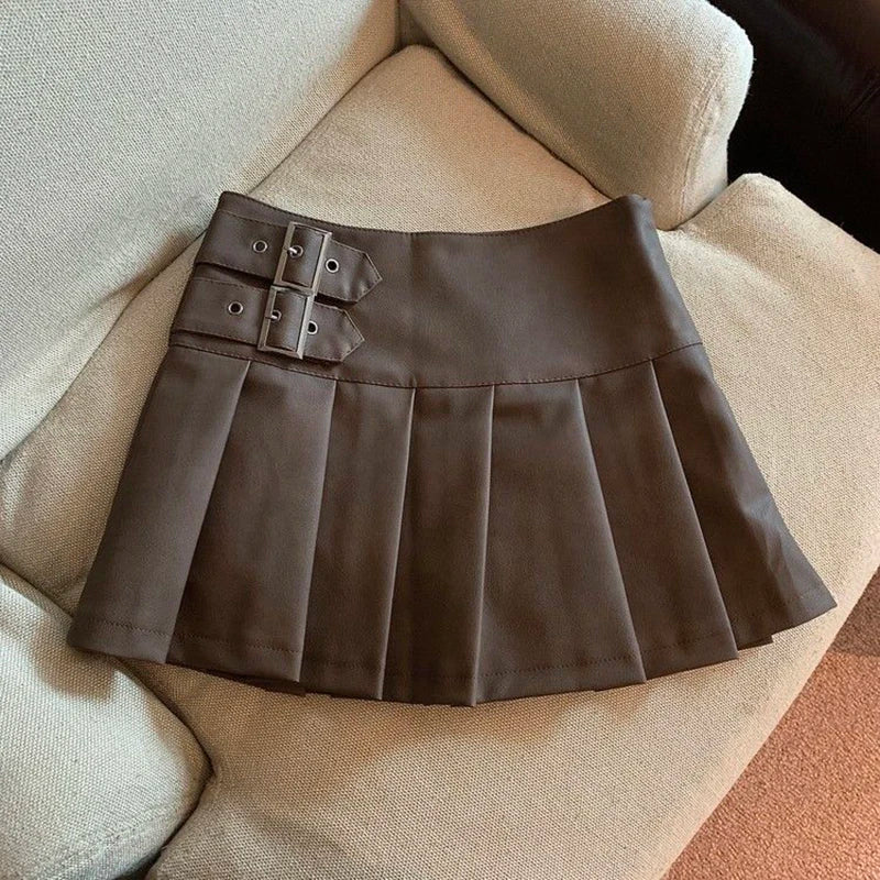 Leather Mini Skirts Women - Norellé