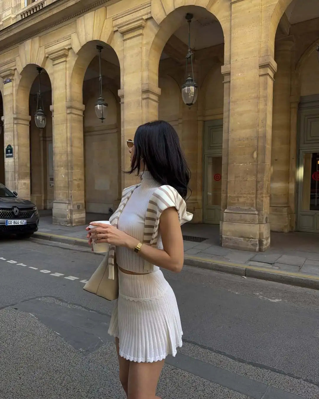 Knitted Turtleneck 2 Piece Sets Women