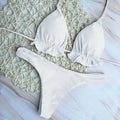 Summer Brazilian Bikini Set Women  Top Thong Bottom 2 - Norellé