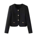 Women Small Fragrant Short Loose Coat