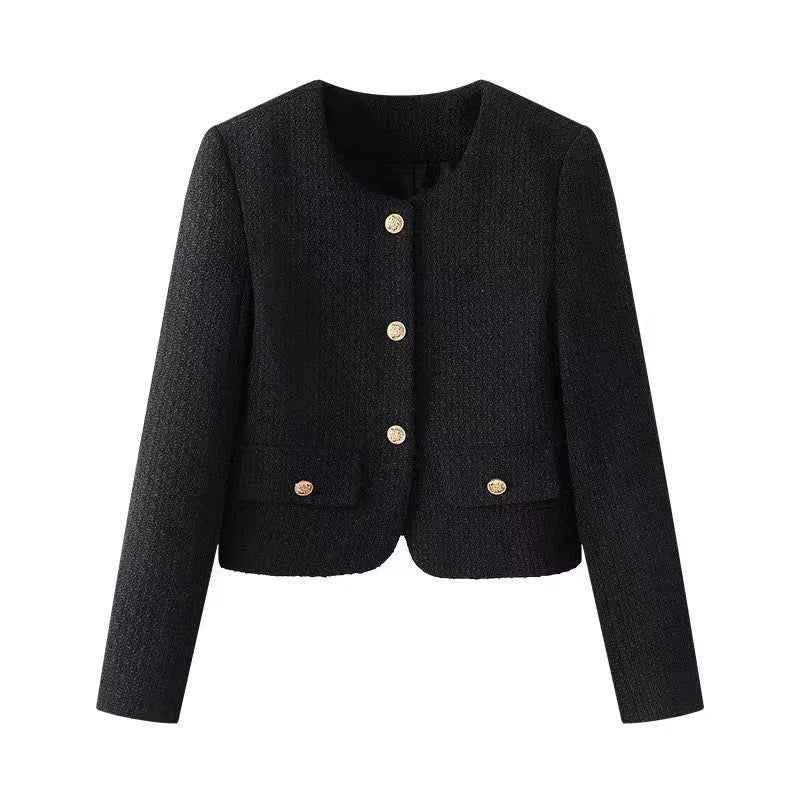 Women Small Fragrant Short Loose Coat