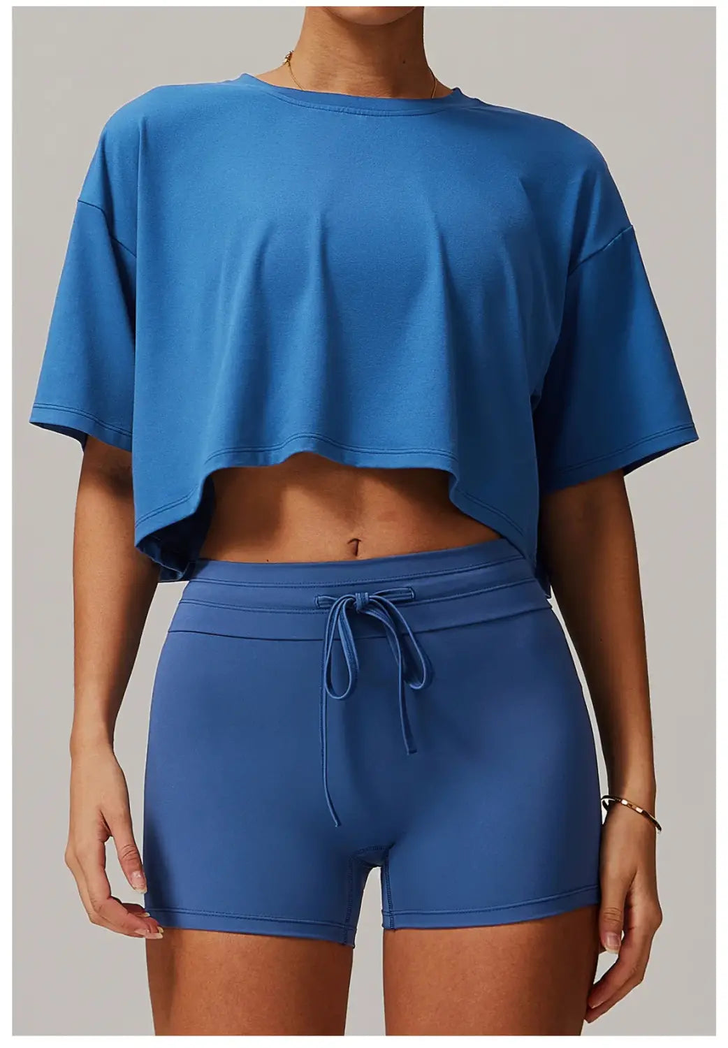 Loose Yoga Top Women Short Sleeve Gym