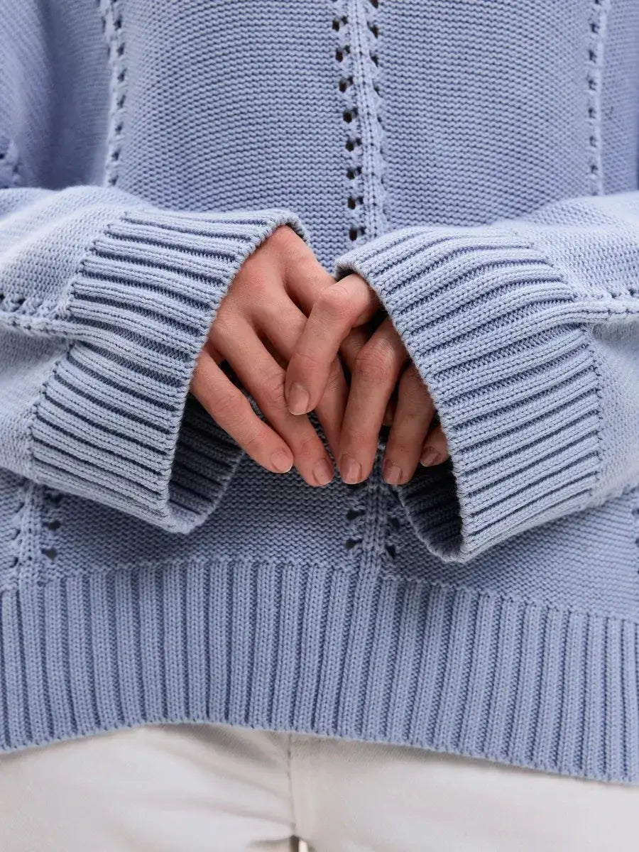 Casual Hollow Out Sweater Women