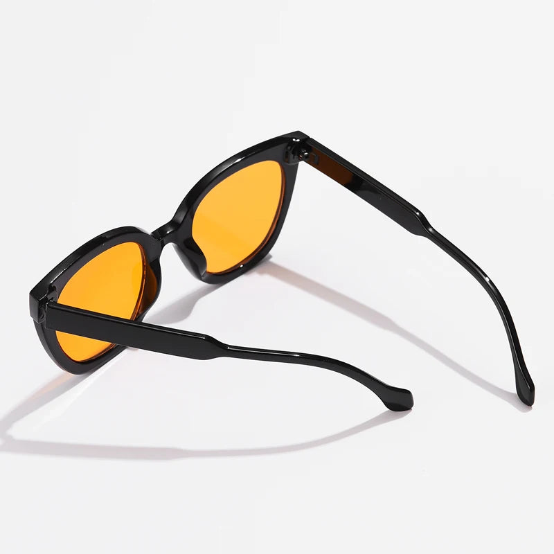 1/3pcs Trendy Leopard Round Sunglasses Woman