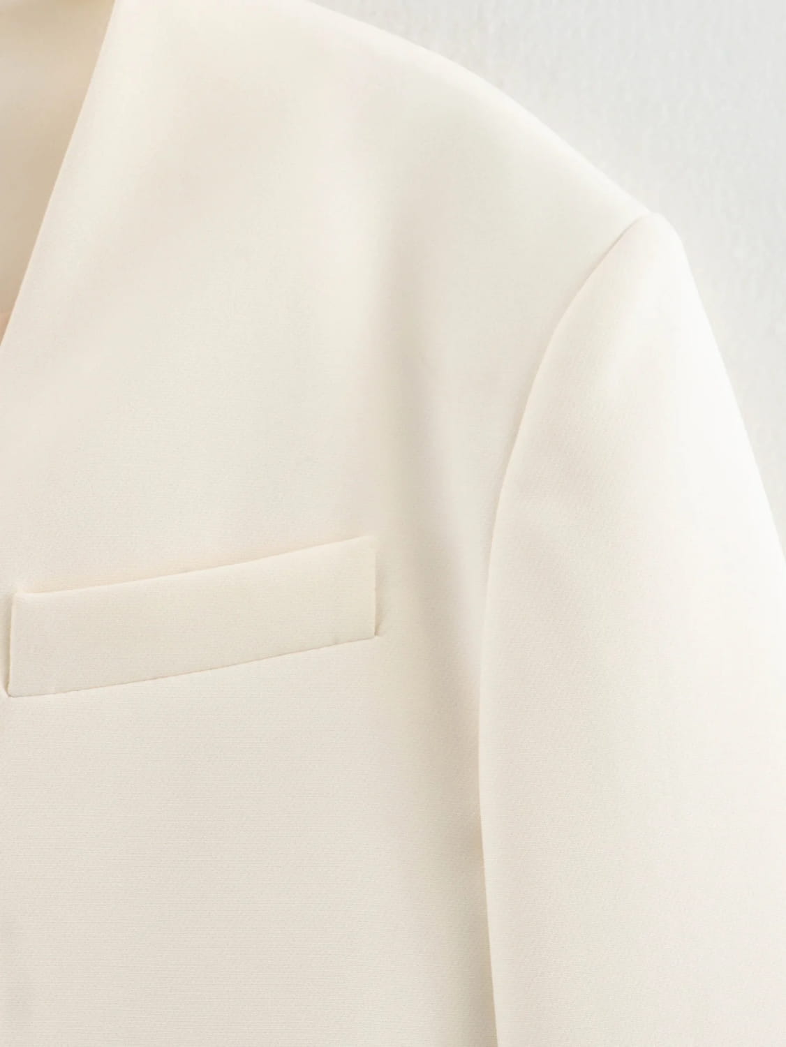 Vintage Women White Casual Blazer Jackets